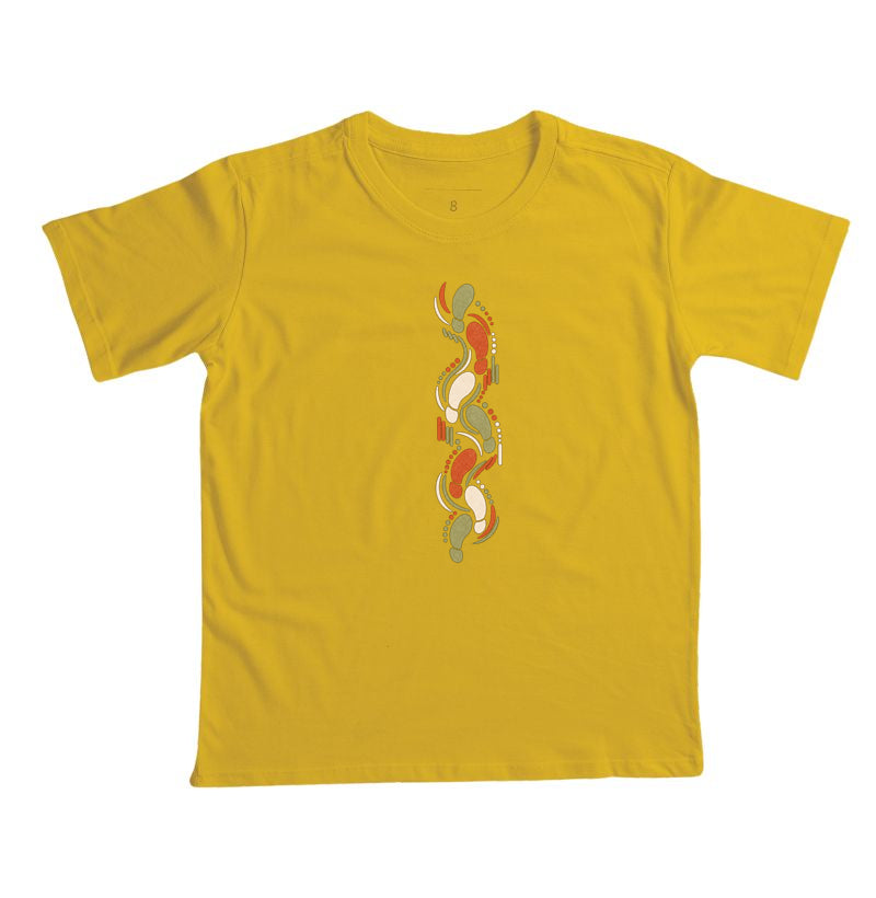 Camiseta infantil - Sistema de passadas
