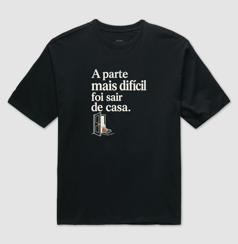 Camiseta Oversized - Coragem de Ir