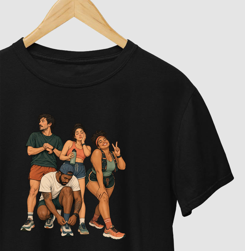 Camiseta Unissex - Foto Antes da Largada
