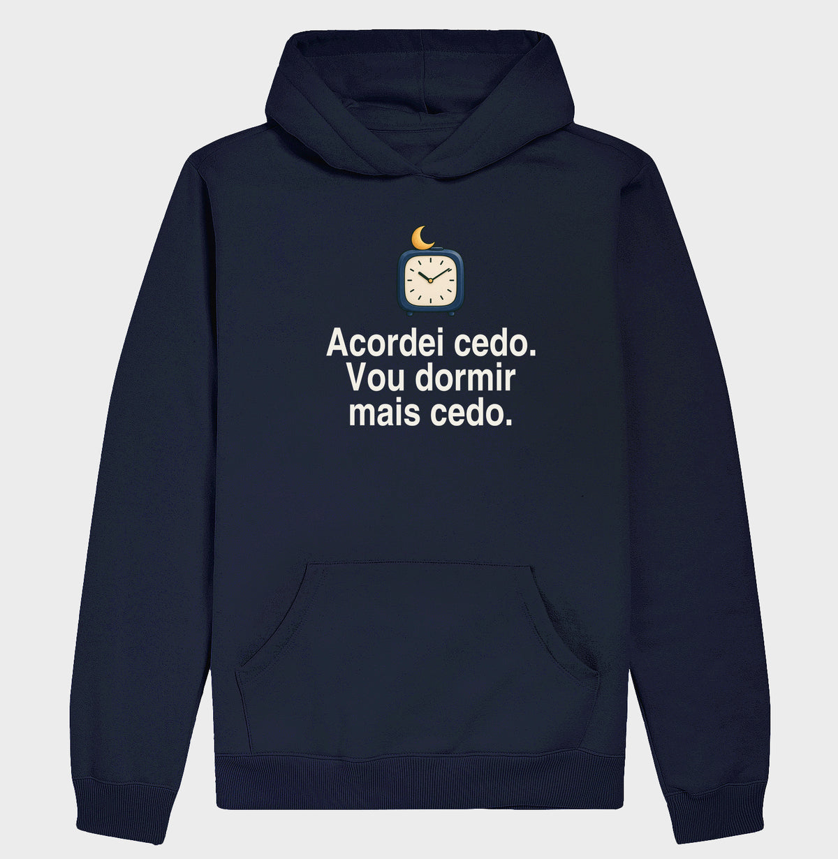 Moletom com Capuz - Sono Adiantado, Marinho