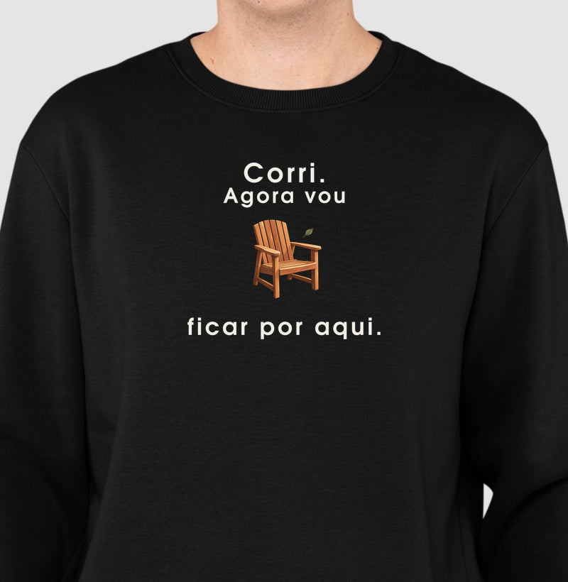 Suéter Moletom - Ficar por Aqui