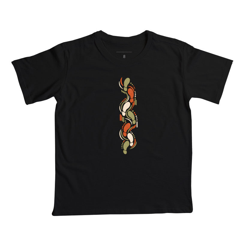 Camiseta infantil - Sistema de passadas