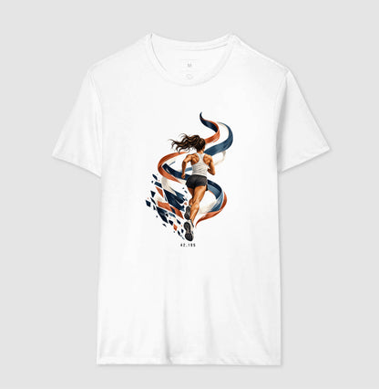 Camiseta Unissex - Dentro da Maratona, Masculino, Branca