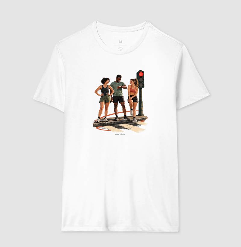 Camiseta Unissex - Semáforo Vermelho