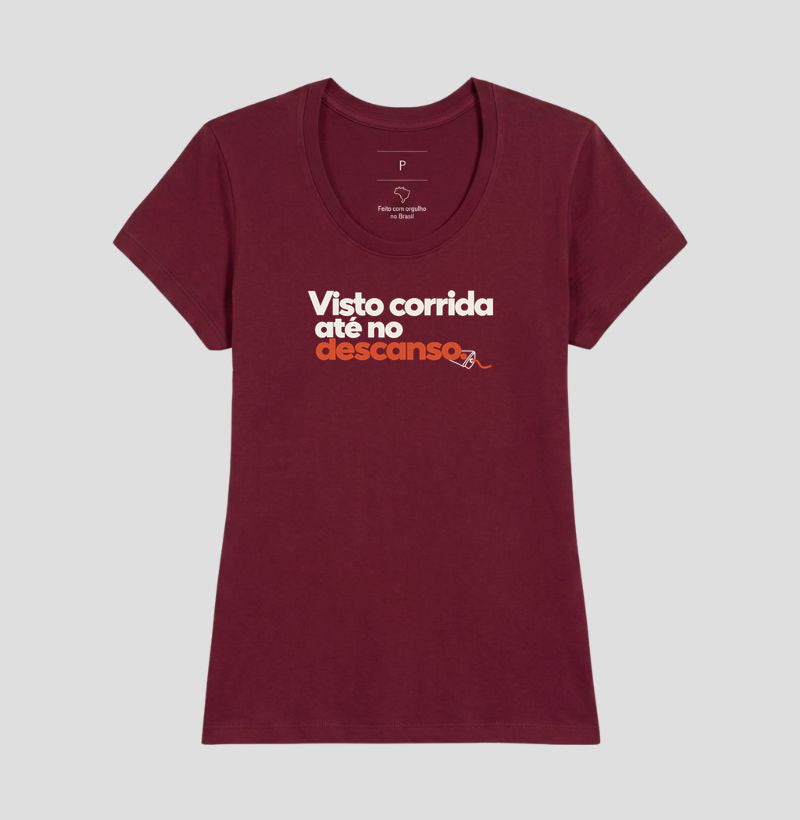 Camiseta Unissex - Corrida no Guarda-Roupa