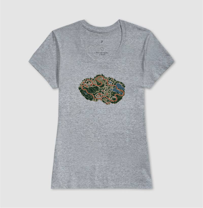 Camiseta Unissex - Mapa do Corre