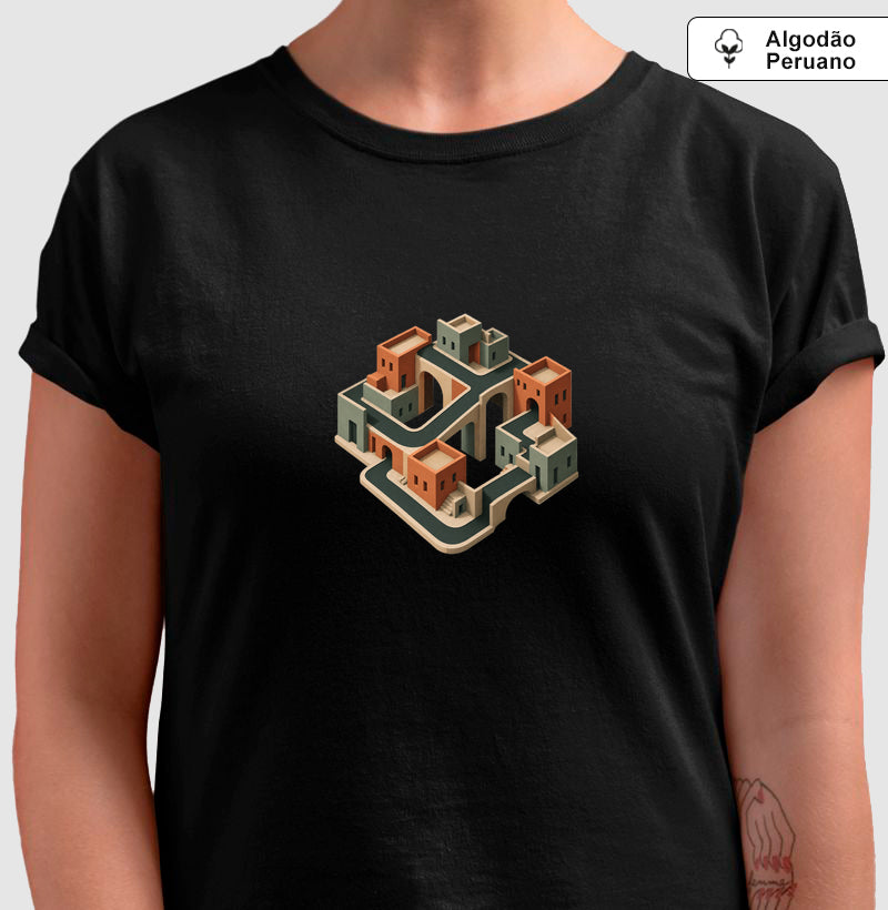 Camiseta Algodão Peruano - Quarteirão Infinito