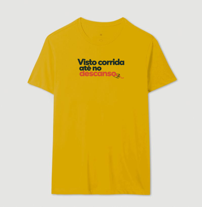 Camiseta Unissex - Corrida no Guarda-Roupa