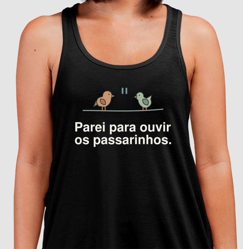 Regata Unissex - Pausa de Pássaros