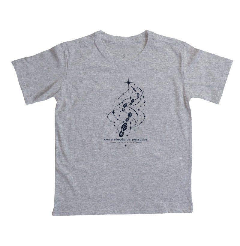 Camiseta infantil - Constelação de passadas