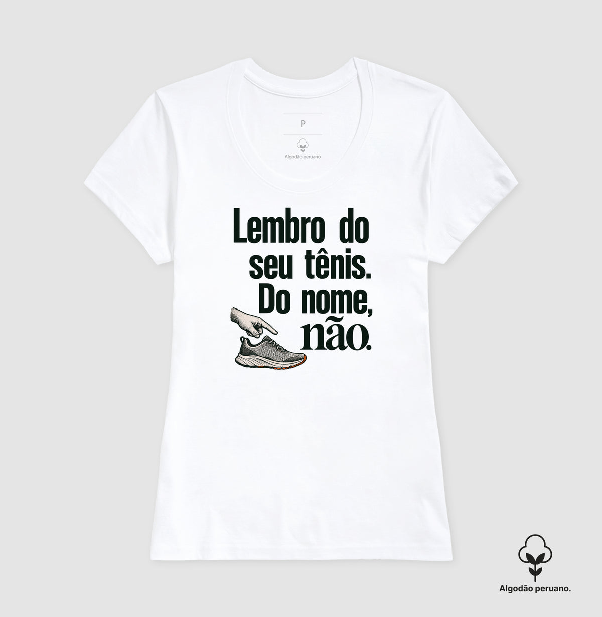 Camiseta Algodão Peruano - Nome Emprestado