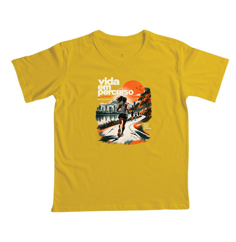 Camiseta infantil - Vida em Percurso