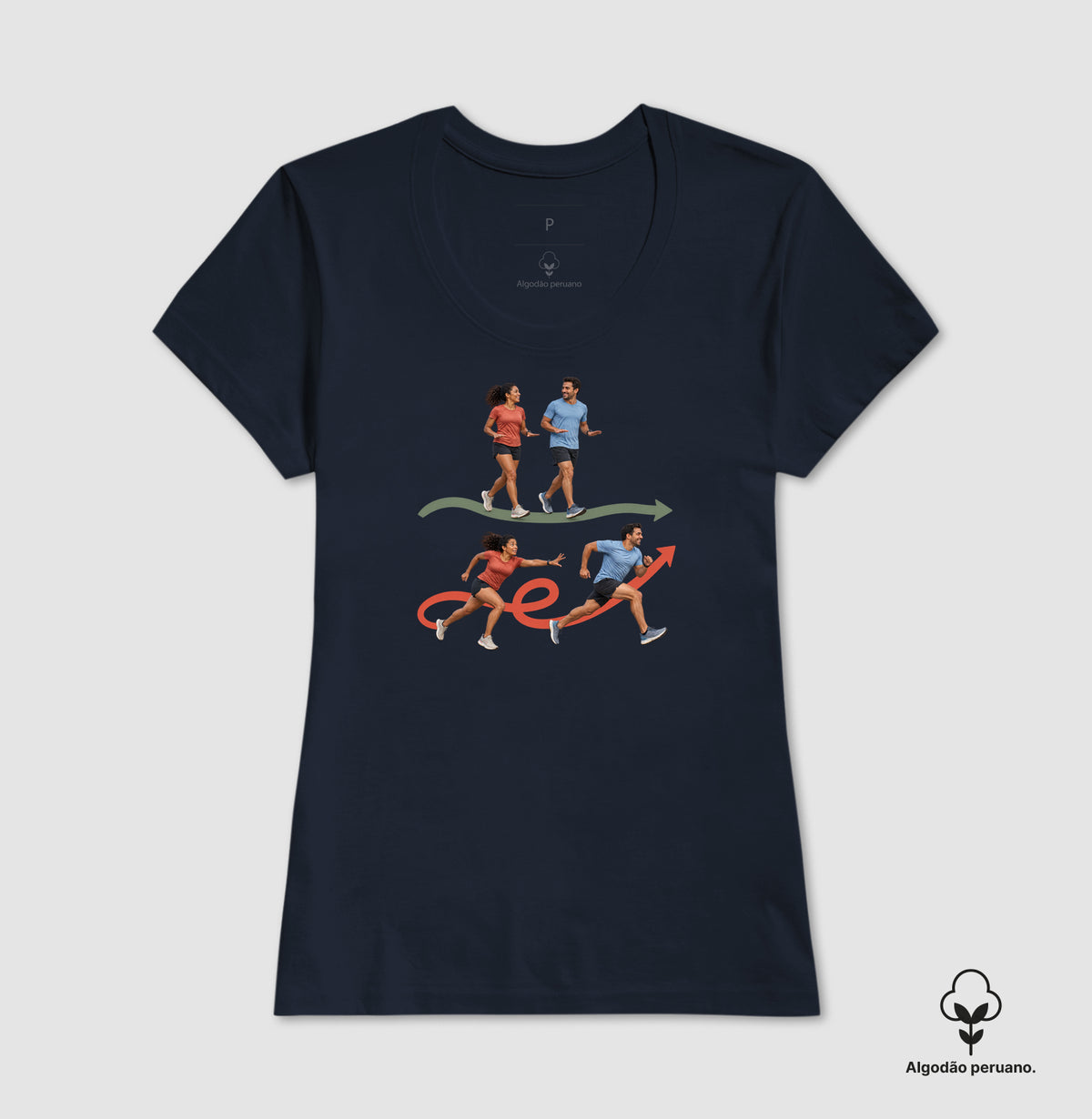 Camiseta Algodão Peruano - Pace Combinado