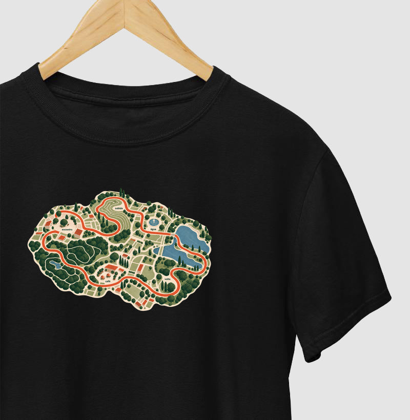 Camiseta Unissex - Mapa do Corre