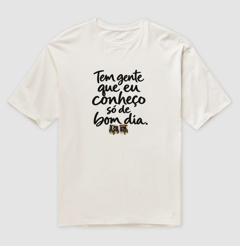 Camiseta Oversized - Bom Dia de Bairro