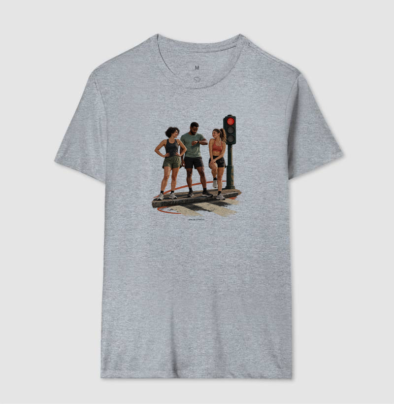 Camiseta Unissex - Semáforo Vermelho