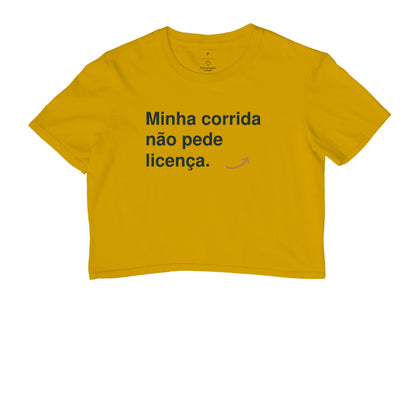 Cropped - Sem Licença, Amarelo