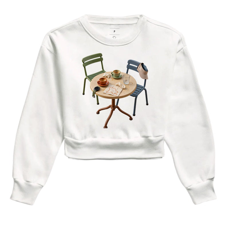 Cropped Moletom - Mesa de Encontro