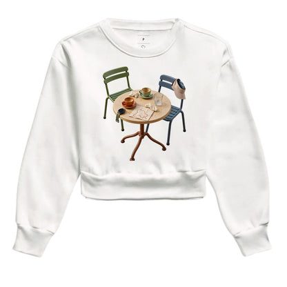 Cropped Moletom - Mesa de Encontro
