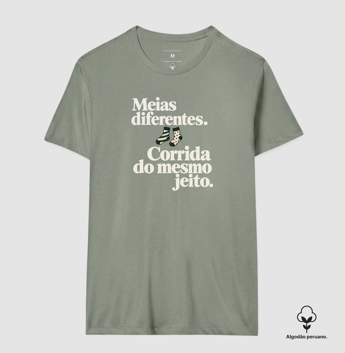 Camiseta Algodão Peruano - Par Diferente
