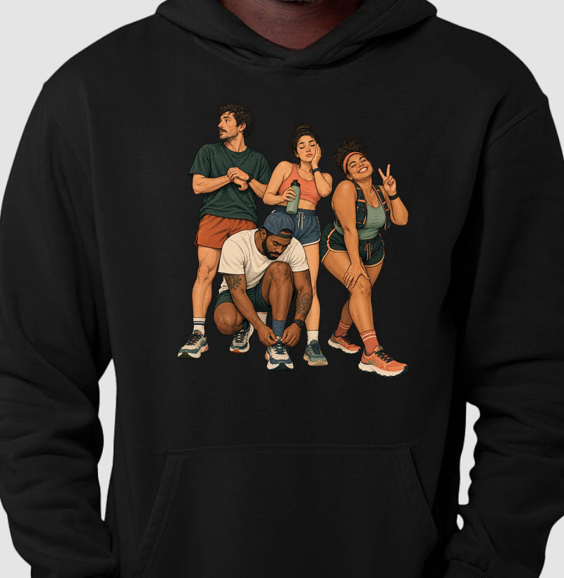 Hoodie Moletom - Foto Antes da Largada