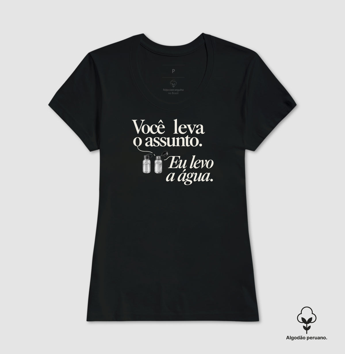 Camiseta Algodão Peruano - Dupla Combinada