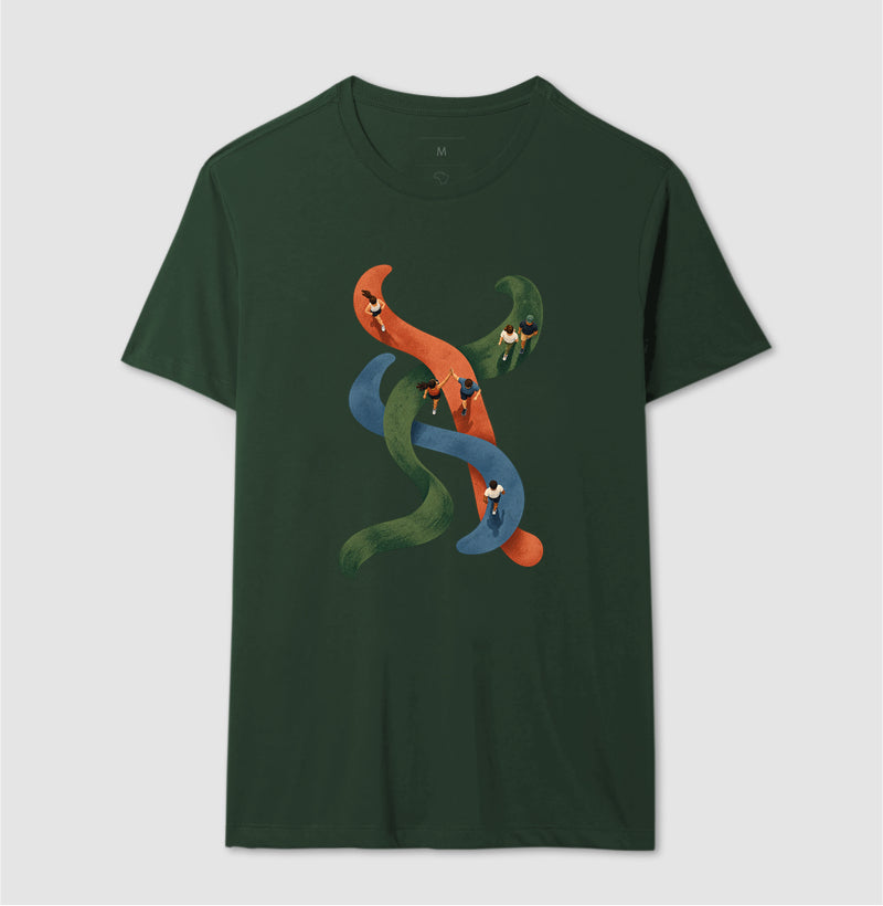 Camiseta Unissex - Rotas que se Cruzam