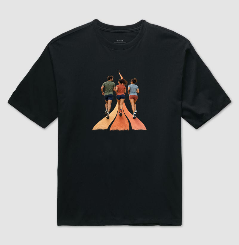 Camiseta Oversized - Último Quilômetro Juntos