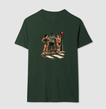 Camiseta Unissex - Semáforo Vermelho