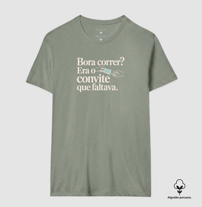 Camiseta Algodão Peruano - Convite Aceito