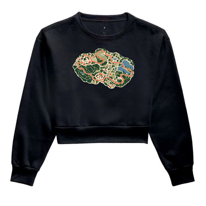 Cropped Moletom - Mapa do Corre