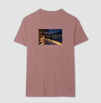 Camiseta Unissex - Noite Refletiva, Rosa