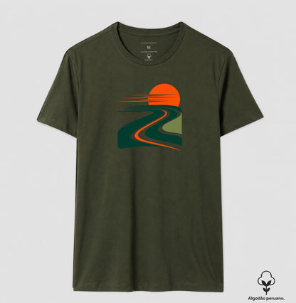Camiseta Algodão Peruano - Pulso do Percurso