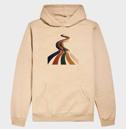 Hoodie Moletom - Quilômetros Compartilhados, Bege