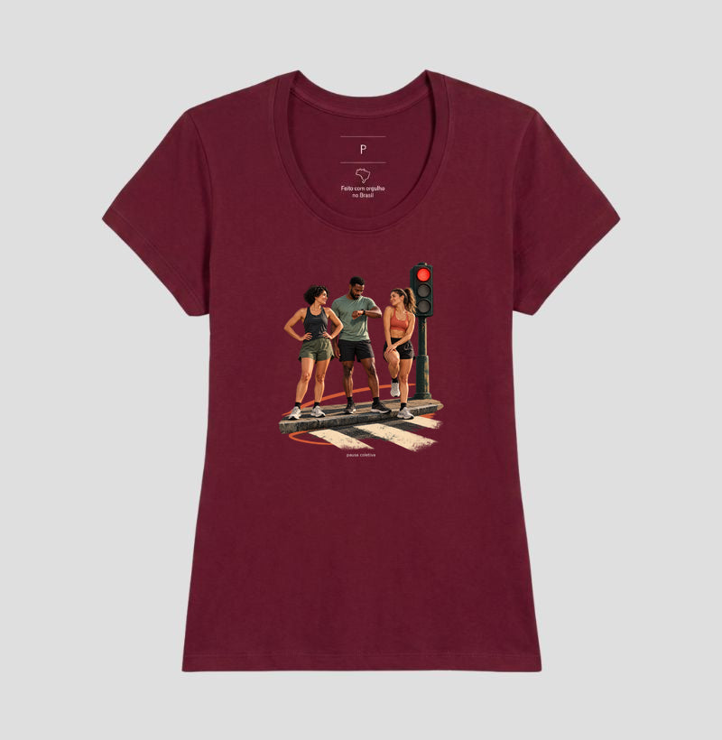 Camiseta Unissex - Semáforo Vermelho
