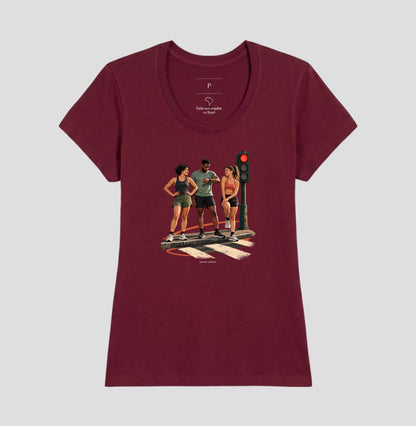 Camiseta Unissex - Semáforo Vermelho