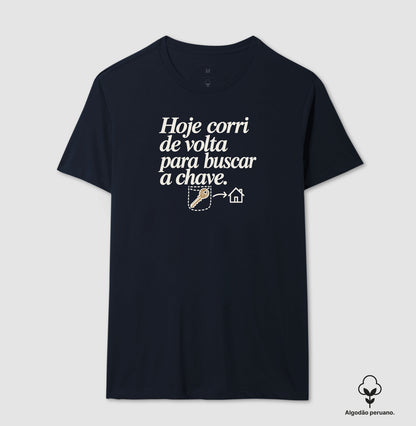 Camiseta Algodão Peruano - Chave Esquecida