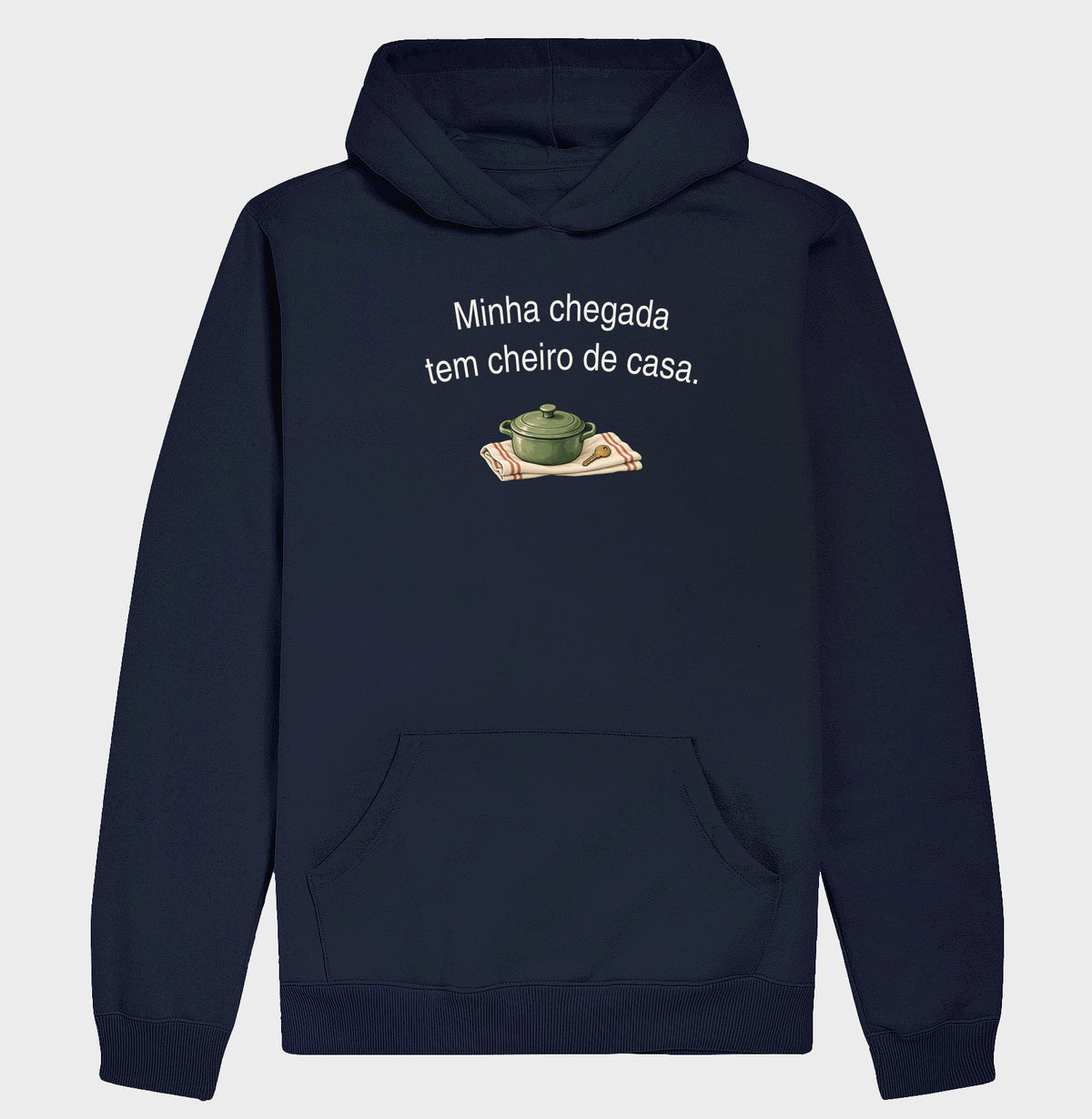 Hoodie Moletom - Cheiro de Casa, Marinho