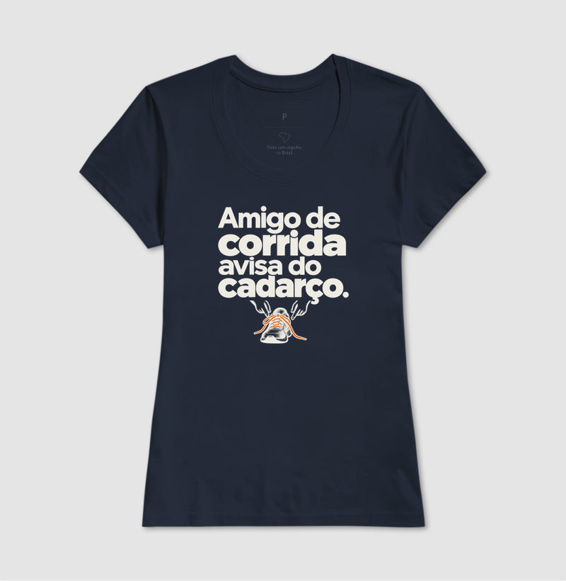 Camiseta Unissex - Cuidado Pequeno, Feminino, Marinho
