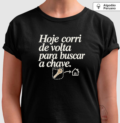 Camiseta Algodão Peruano - Chave Esquecida