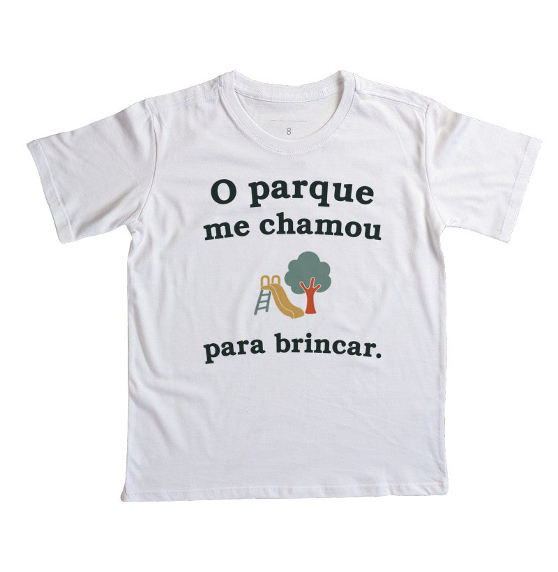 Camiseta Infantil - Chamado do Parque, Branca
