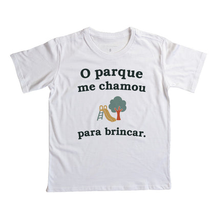Camiseta Infantil - Chamado do Parque, Branca