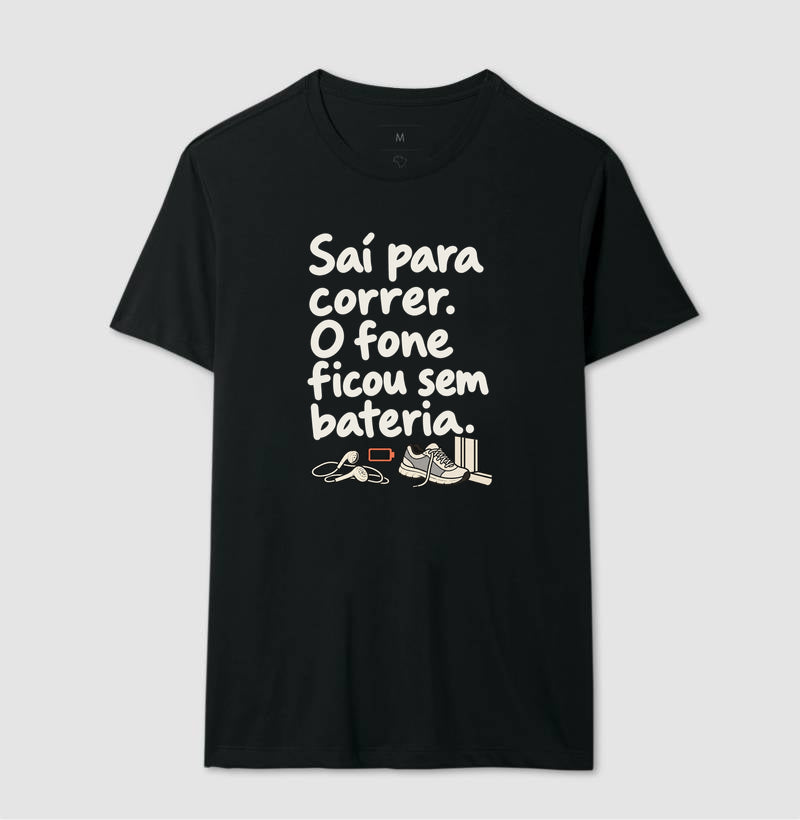 Camiseta Unissex - Fone Sem Carga