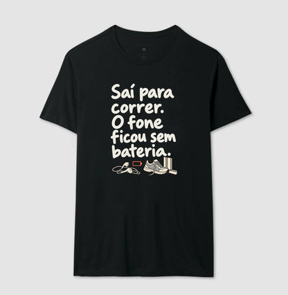 Camiseta Unissex - Fone Sem Carga