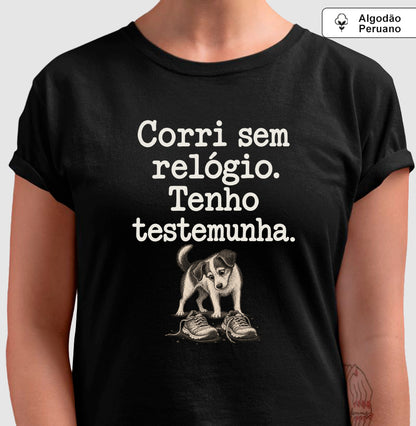 Camiseta Algodão Peruano - Relógio em Casa