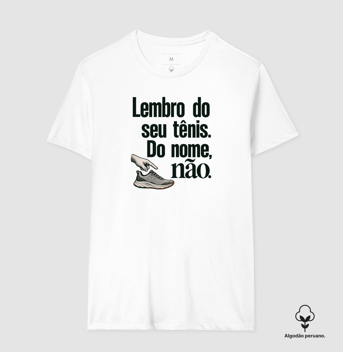Camiseta Algodão Peruano - Nome Emprestado