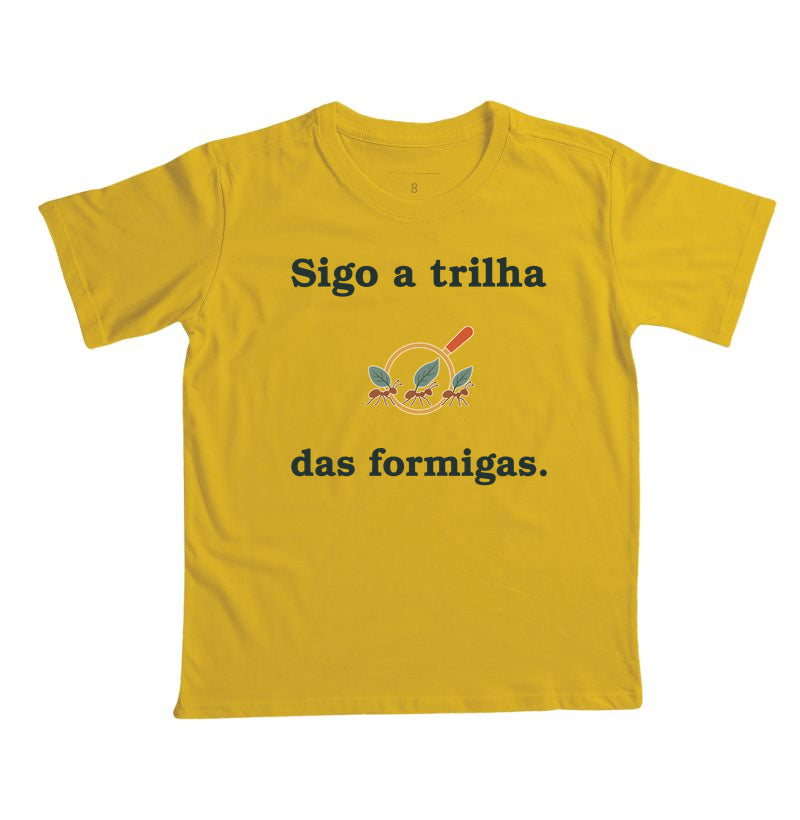 Camiseta Infantil - Trilha Miúda, Amarelo