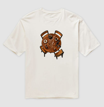 Camiseta Oversized - Café Depois do Corre