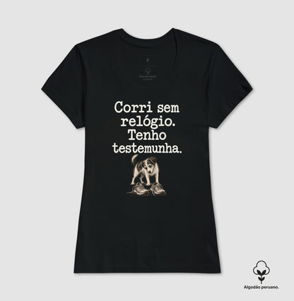 Camiseta Algodão Peruano - Relógio em Casa