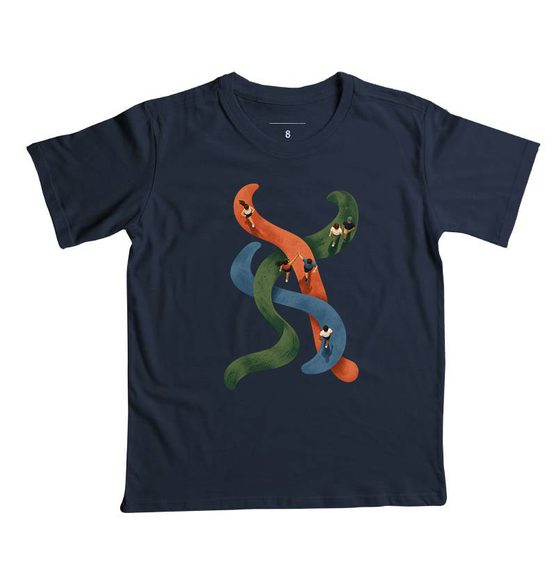 Camiseta Infantil - Rotas que se Cruzam
